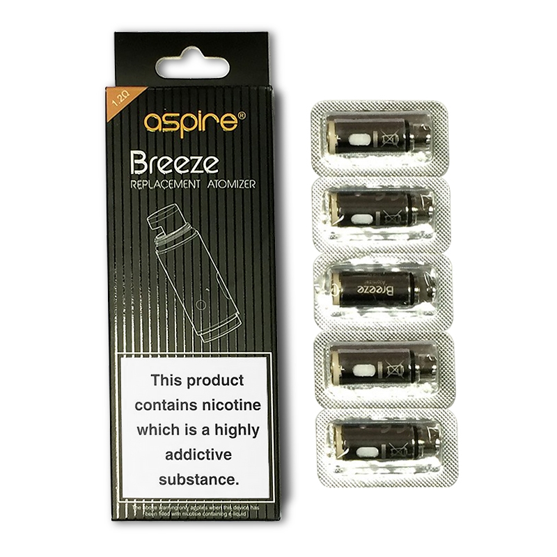 Aspire Breeze Coils (5-Pack) - £8.99 | FREE Delivery Available