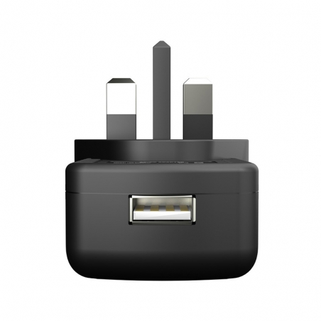 UK Mains Plug USB-A Adapter