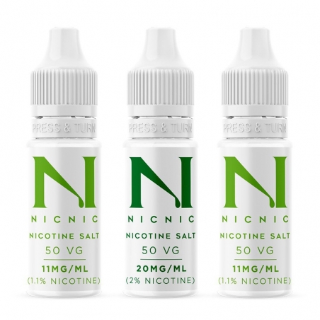 NicNic 10ml Nic Salt Shots