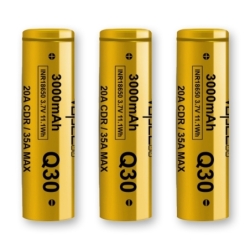 Vapcell Q30 18650 Battery in Case