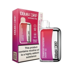 Double Drip Disposable Vape Flavour Strawberry Raspberry Ice