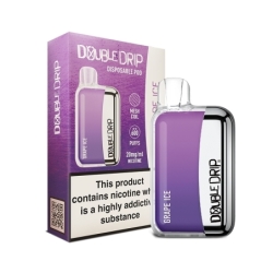 Double Drip Disposable Vape Flavour Grape Ice