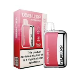 Double Drip Disposable Vape Flavour Strawberry Ice