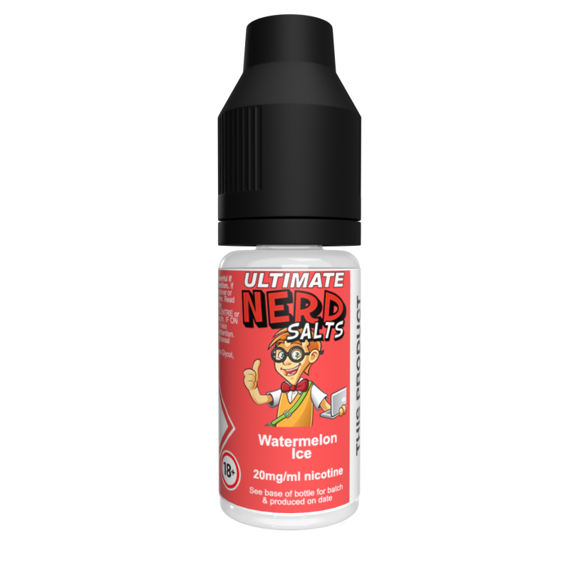 Ultimate Nerd Salts Watermelon Ice e-liquid bottle