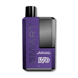 IVG Smart 5500 Puff Disposable Vape Blue Razz Blackcurrant