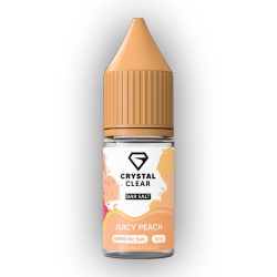 Crystal Clear Nic Salt E-liquid Juicy Peach