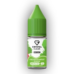 Crystal Clear Nic Salt E-liquid Kiwi Passionfruit Guava