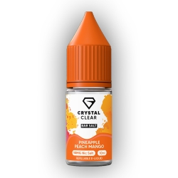 Crystal Clear Nic Salt E-liquid Pineapple Peach Mango