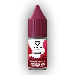 Crystal Clear Nic Salt E-liquid Red Apple Ice