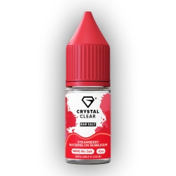 Crystal Clear Nic Salt E-liquid Strawberry Watermelon Bubblegum