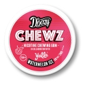 Doozy Chews Flavoured Nicotine Chewing Gum Watermelon Ice