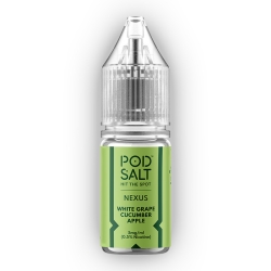 Pod Salt Nexus Nic Salts White Grape Cucumber Apple