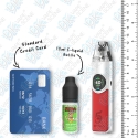 OXVA NeXlim Pod Vape Kit dimensions and size comparison with every day objects