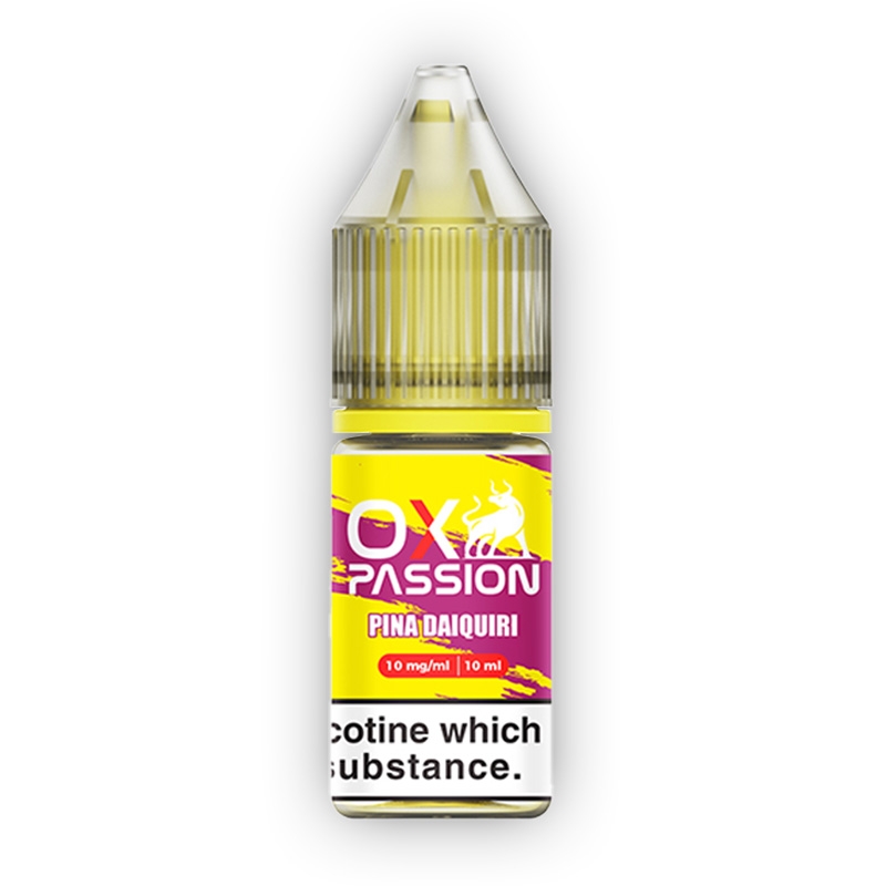 bottle of oxva ox passion e-liquid