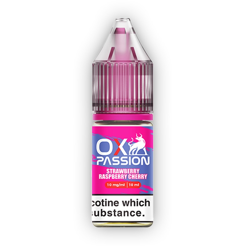 bottle of oxva ox passion e-liquid