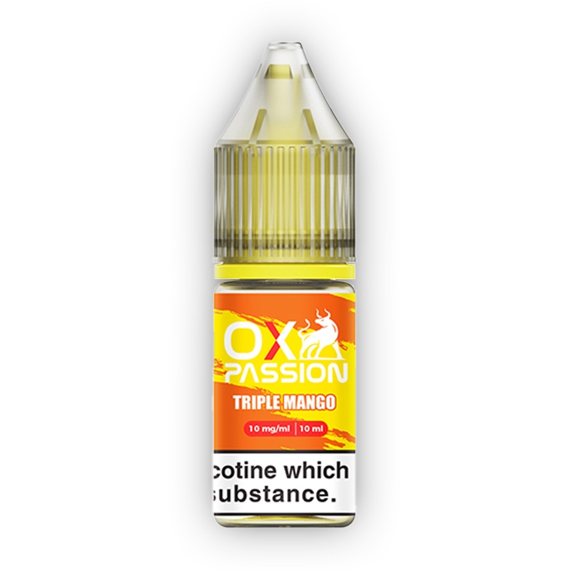 bottle of oxva ox passion e-liquid