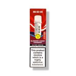 SKE Crystal Bar 600 Pro Prefilled Pod Blueberry Cherry Cranberry flavour