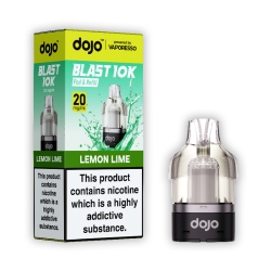 Vaporesso Dojo Blast 10K pods in Lemon Lime flavour.