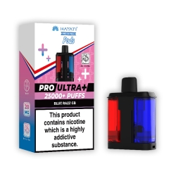 Hayati pro ultra plus pods, Blue Razz GB flavour.
