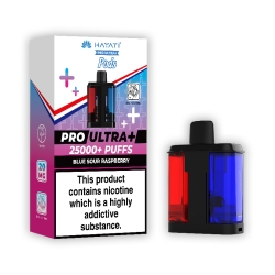 Hayati pro ultra plus pods, Blue Sour Raspberry flavour.