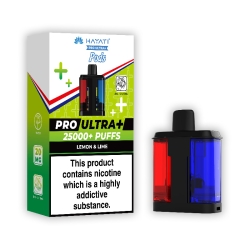 Hayati pro ultra plus pods, Lemon & Lime flavour.