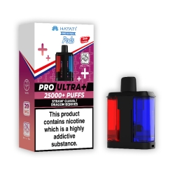 Hayati pro ultra plus pods, Straw' Guava and Dragon Berries flavour.