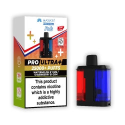 Hayati pro ultra plus pods, Watermelon Bubble Gum and Strawberry Bubble Gum flavour.