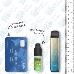 Uwell Caliburn G4 Mini Pod Kit size comparison and dimensions