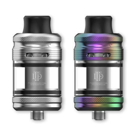 SMOK TF-D Subtank shown side by side in two colours SMOK TF-D Subtank
