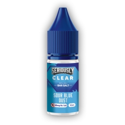 Seriously Clear Nic Salts Sour Blue Dust