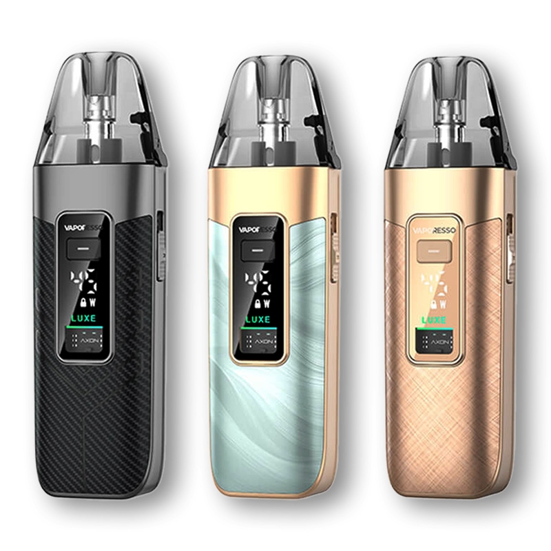 Vaporesso Luxe X3 Pod Kit multiple colours shown side by side