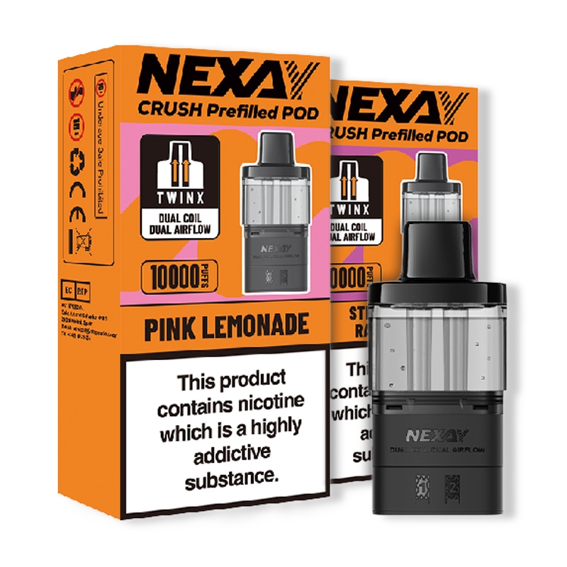 Nexay Crush Prefilled Pod multiple flavours