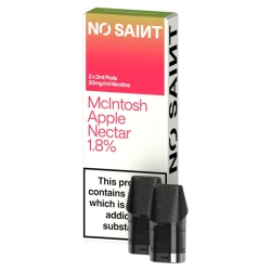 NO SAINT McIntosh Apple Nectar Prefilled Pods 18mg (2-Pack)