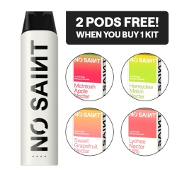 NO SAINT The Vaporiser Prefilled Pod Vape Promotion and Deal