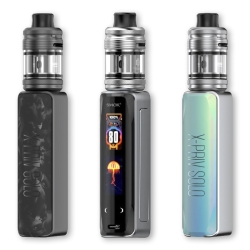 SMOK X-Priv Solo Vape Kit shown side by side with multiple colours