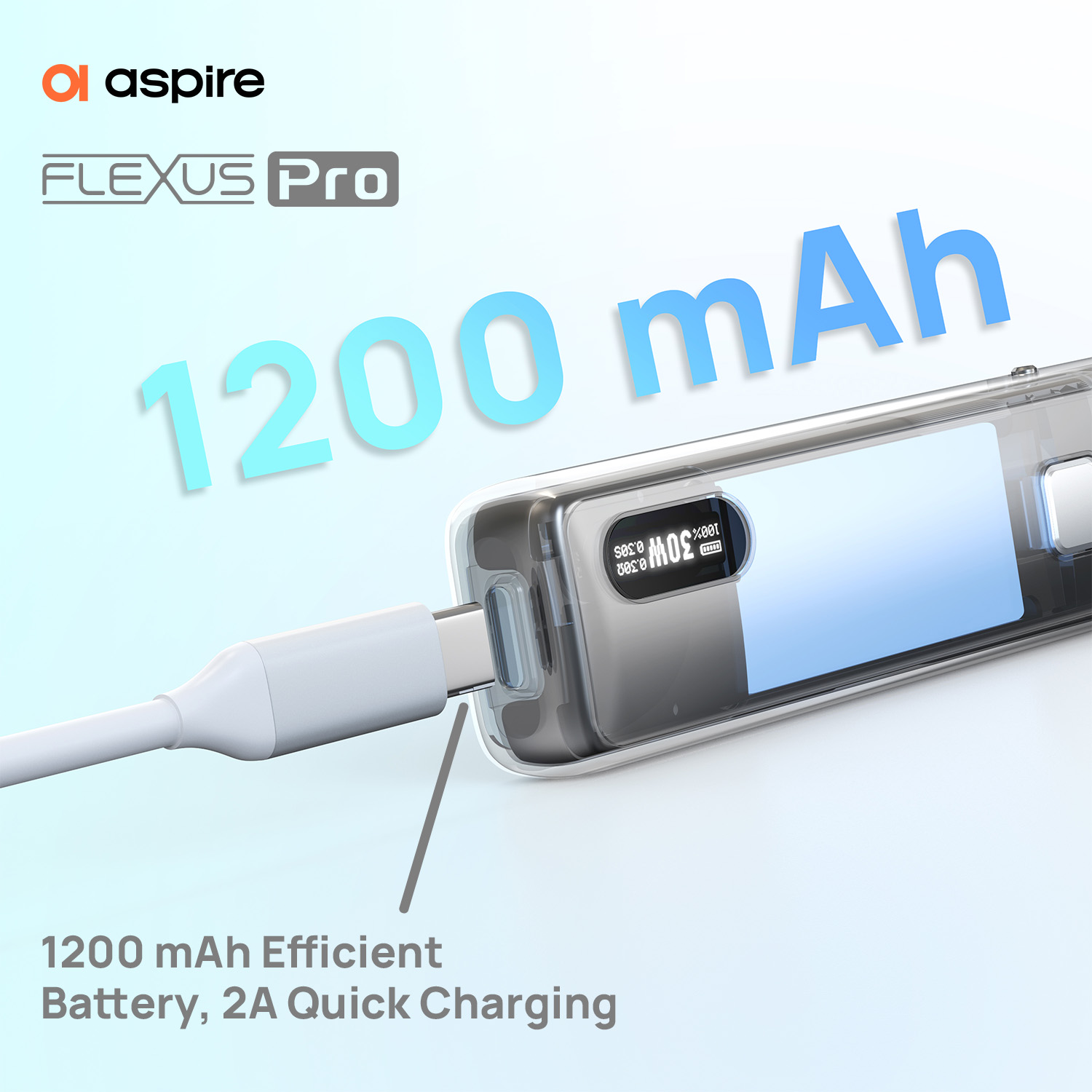 Aspire Flexus Pro Battery Capacity Diagram