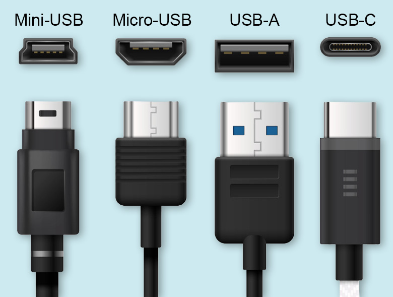 charging cable size reference