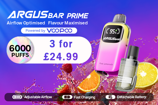 argus bar prime 6000 banner showing the features of the device