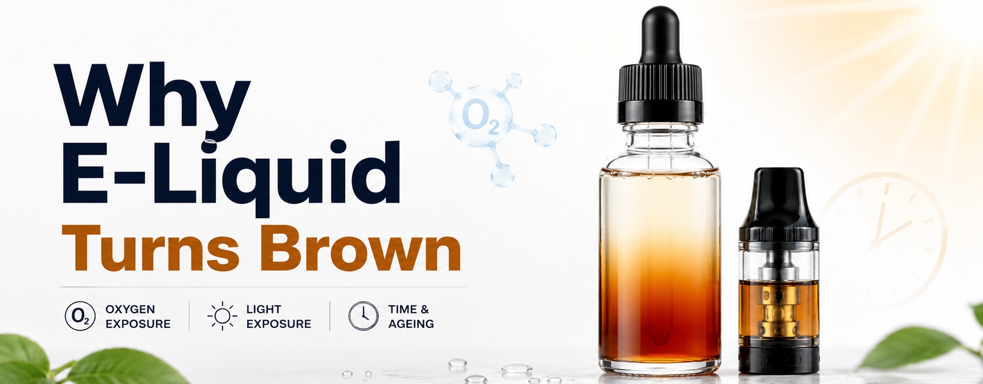 Why Does E-Liquid Turn Brown? And What You Can Do