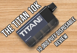 Titan 10K Vape Review, The best disposable vape in the UK?