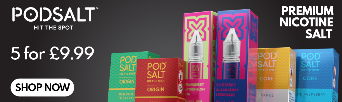 Pod Salt Nic Salts 5 for £9.99